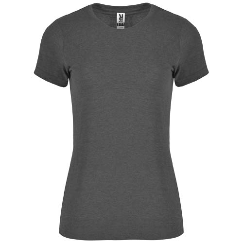 T-shirt personnalisé Femme coton / polyester Fox ROLY Noir chiné